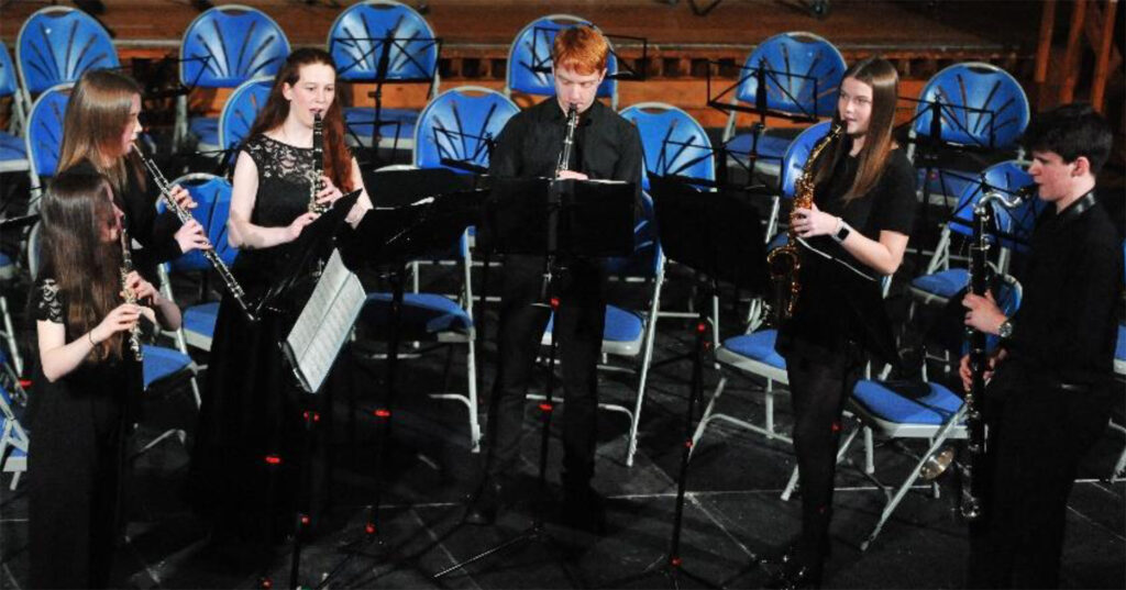 Belmont Academy Woodwind Ensemble and Campbeltown Brass win prestigious national ensemble competitions run by Scottish Young Musicians