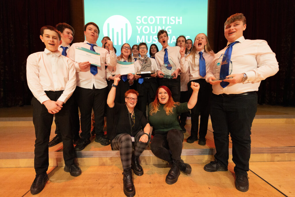 Perth and Kinross Percussion Ensemble wins prestigious National Ensemble competition run by Scottish Young Musicians