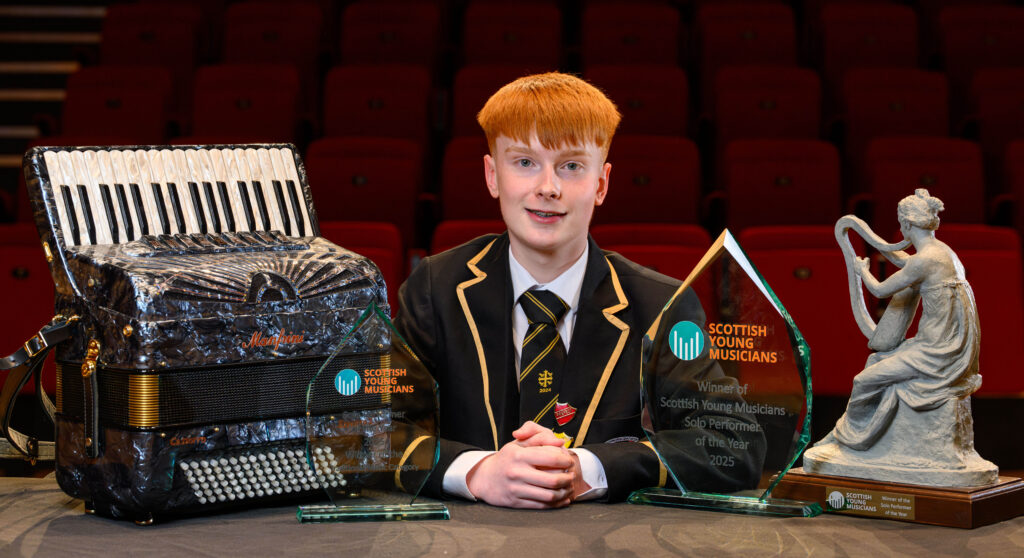 Inver Shand, 17-year-old accordionist from Fife, crowned Scottish Young Musicians Solo Performer of the Year 2025